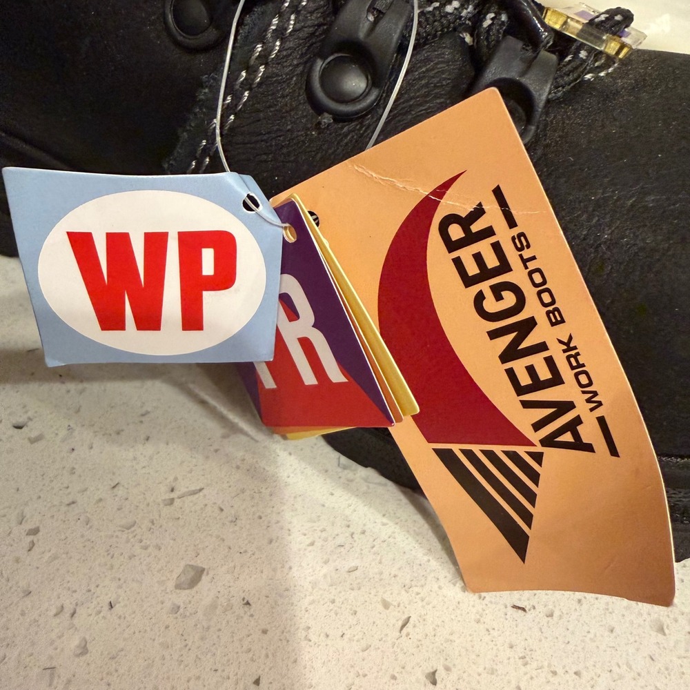Avenger Safety Footwear A7450 Composite Toe 6" Waterproof Boot Women's‎ 6W Black - Picture 7 of 10